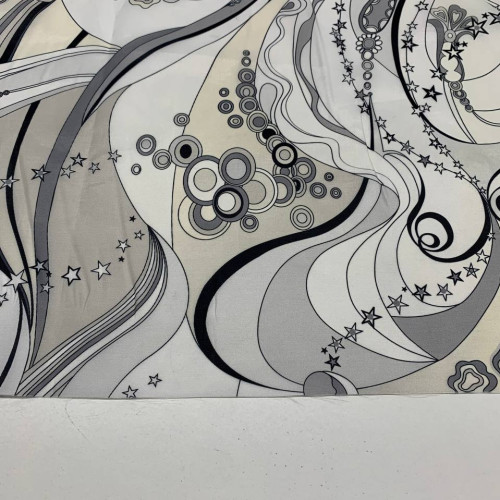 Підкладка поліестер принт, Світло - сірий
