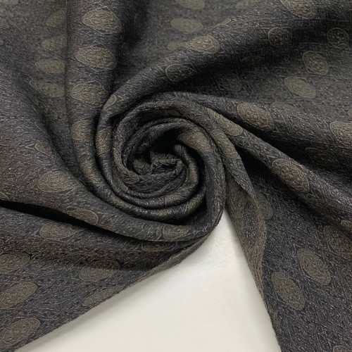 Жакард - стрейч принт, Хакі