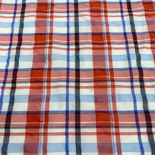 Сорочкова принт клітинка, Червоний