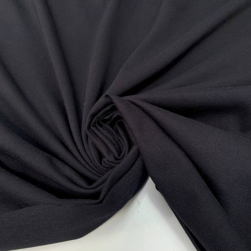 Кулір бавовняний 100%, Чорний, (Organic Cotton)