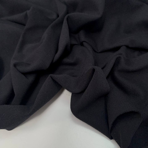 Кулір бавовняний 100%, Чорний, (Organic Cotton)