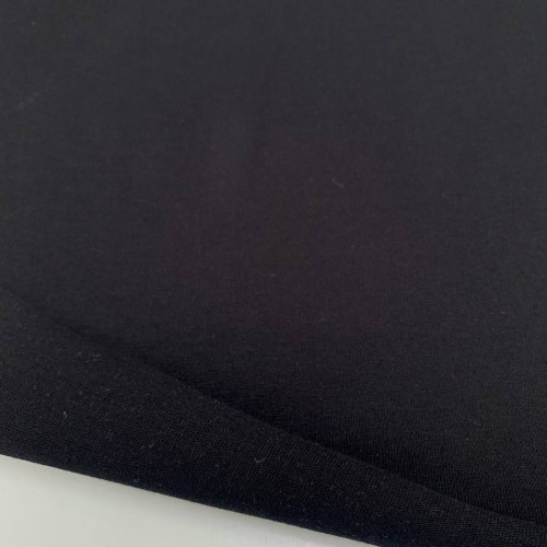 Кулір бавовняний 100%, Чорний, (Organic Cotton)